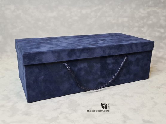 заказать изготовление бархатной подарочной коробки под большой сувенирный набор