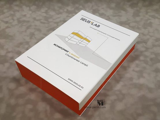 заказать изготовление фирменных коробок-папок для документов