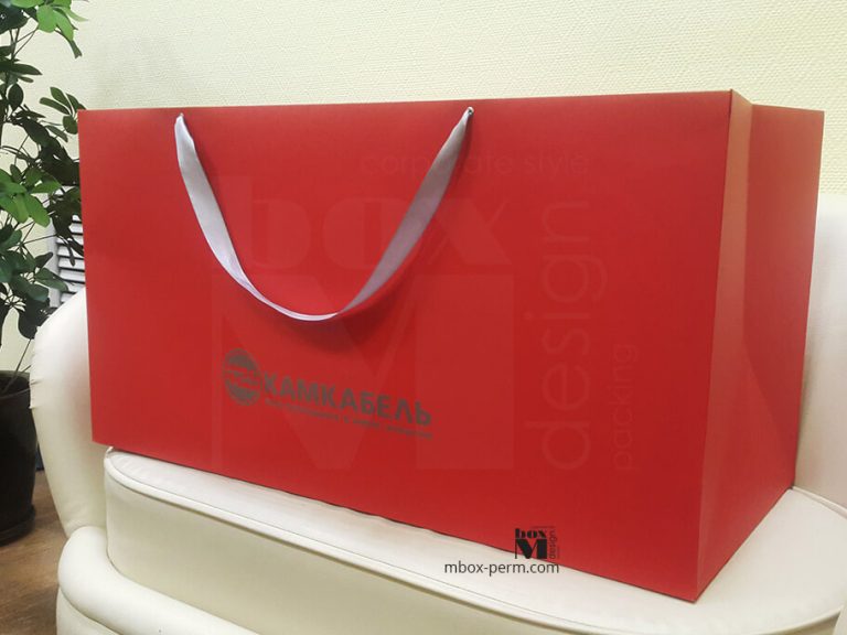 заказать изготовление огромных подарочных пакетов из плотного картона