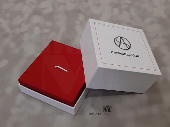 заказать изготовление корпоративной упаковки для флешки с держателем на резинке