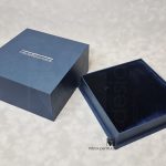 коробки в форме торта для драгоценностей с темно-синим бархатным ложементом на заказ