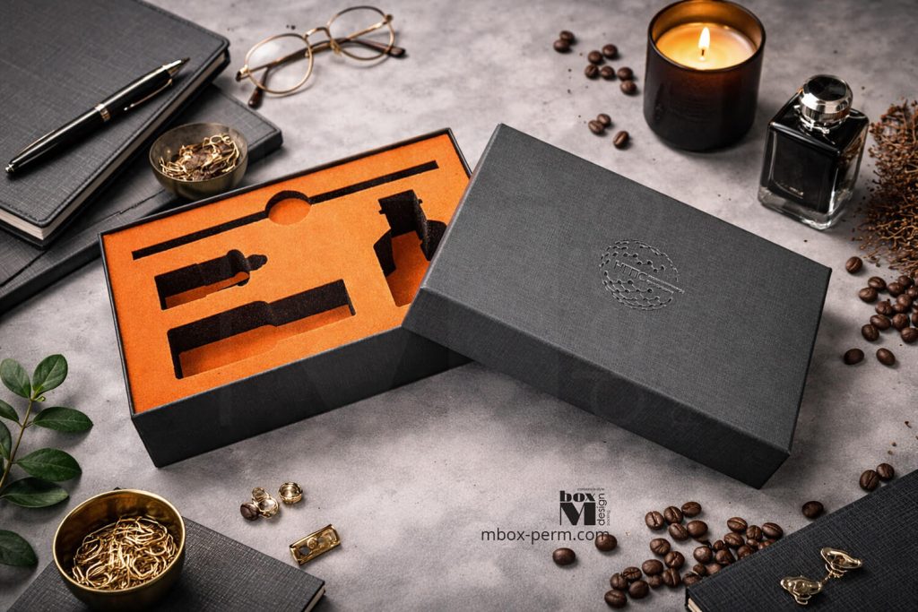 Премиальная коробка крышка-дно для аромопродукции от компании M-BOX