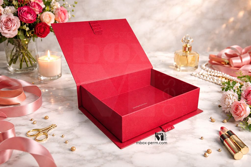 Роскошная коробка-книга для нижнего белья производства M-BOX